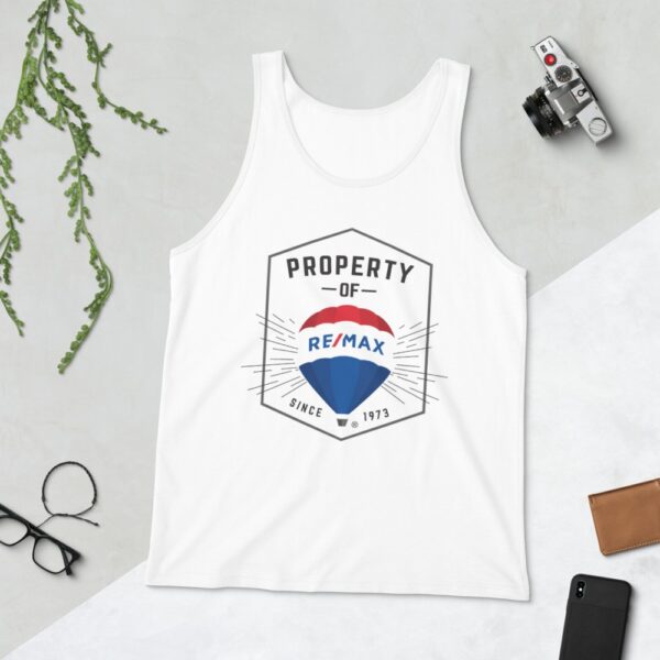 Property Of RE/MAX Unisex Tank Top - Image 2