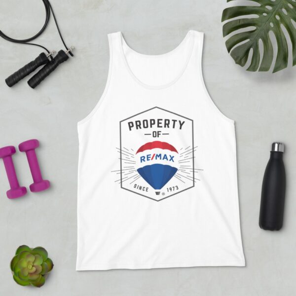 Property Of RE/MAX Unisex Tank Top - Image 3