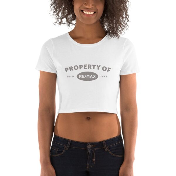 Property Of RE/MAX Women’s Crop Tee - Image 3