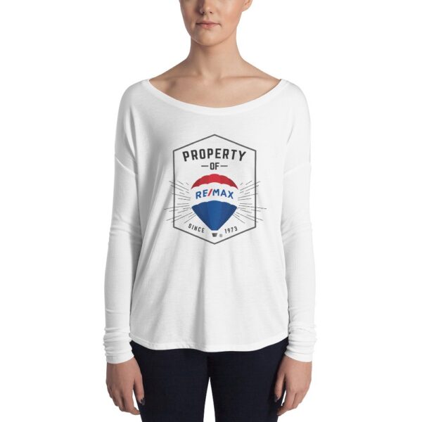 RE/MAX Women's Flowy Long Sleeve Shirt | Bella + Canvas 8852