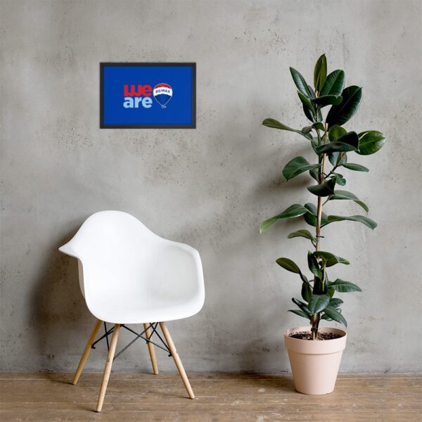 RE/MAX Framed poster Blue - Image 16