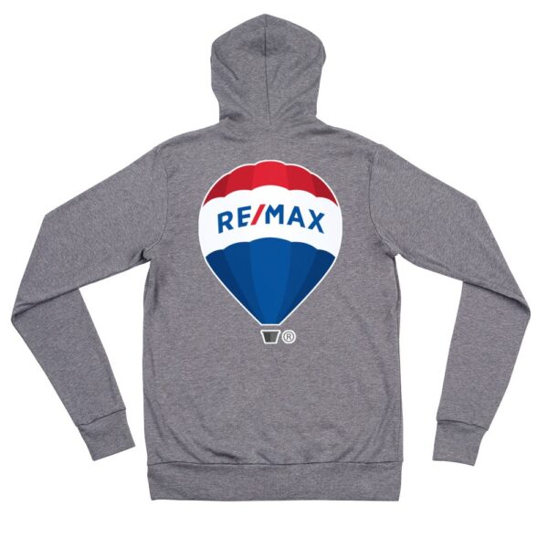 RE/MAX Unisex Lightweight Zip Hoodie - Image 3