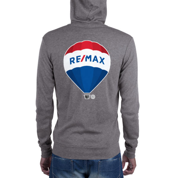RE/MAX Unisex Lightweight Zip Hoodie - Image 5