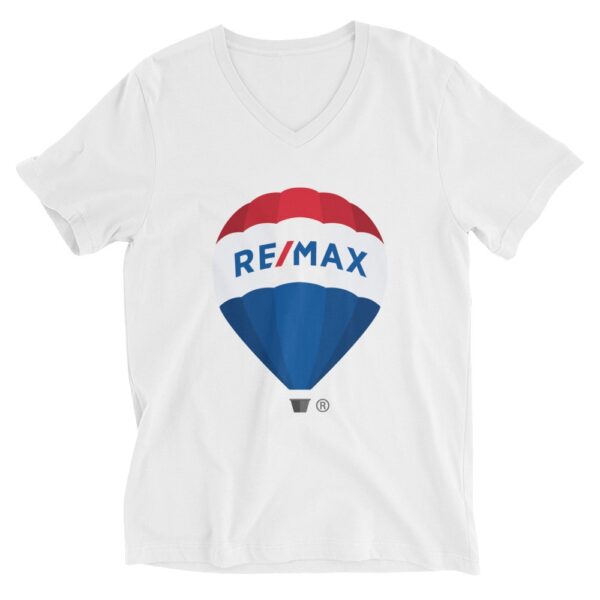 RE/MAX Unisex V-Neck Tee | Bella + Canvas Balloon