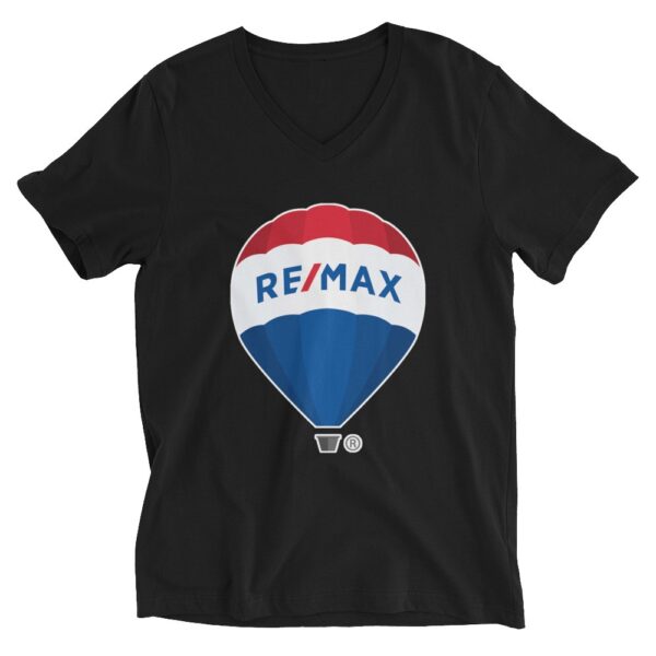 RE/MAX Unisex V-Neck Tee | Bella + Canvas Balloon - Image 2