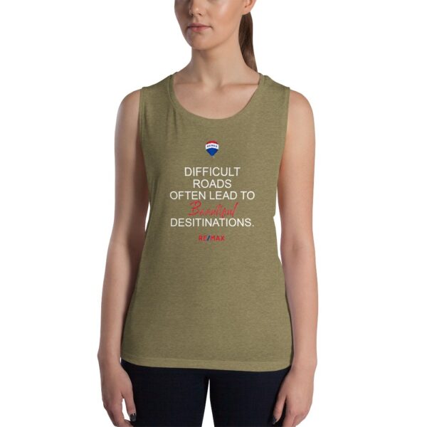 RE/MAX  Ladies’ Muscle Tank - Image 3