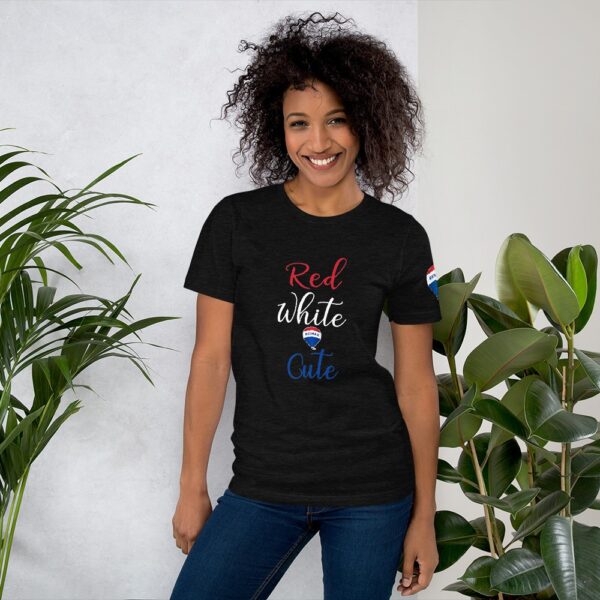 Red White and Cute Short-Sleeve Unisex T-Shirt