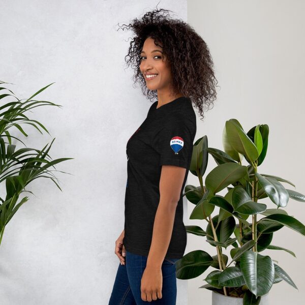Red White and Cute Short-Sleeve Unisex T-Shirt - Image 2