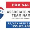 30Wx18H Horizontal Yard Sign