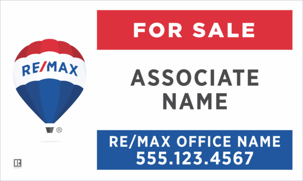 30Wx18H Horizontal Yard Sign - Image 2