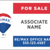 24Wx18H Horizontal Yard Sign