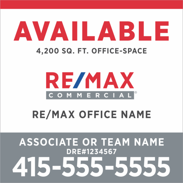 48Wx48H Yard Sign Commercial - Image 3