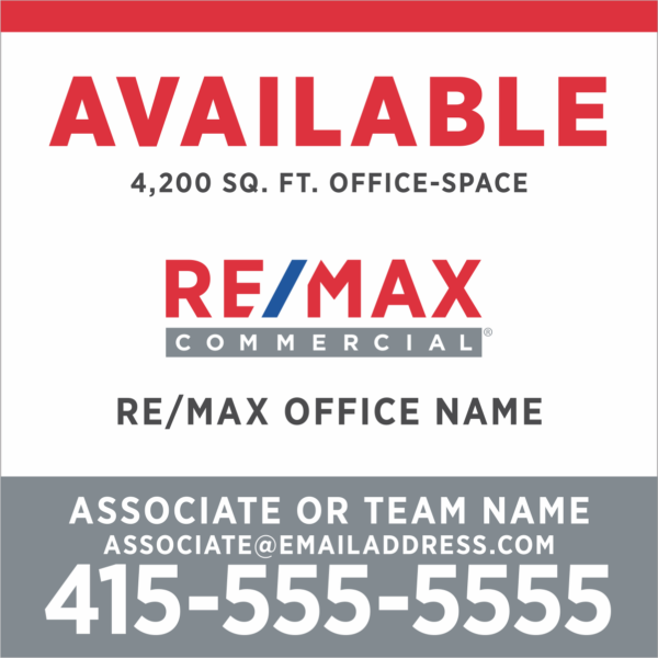 48Wx48H Yard Sign Commercial - Image 5