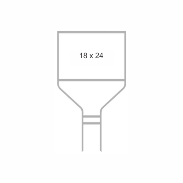 18 x 24 Round Rod Sign Frame Gray 540x - Image 2
