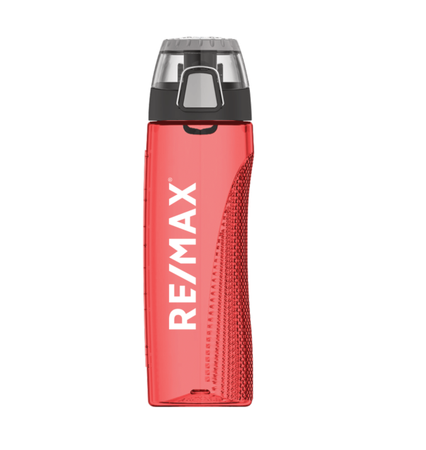 RE/MAX 24 oz. Thermos® Hydration Bottle with Rotating Intake Meter