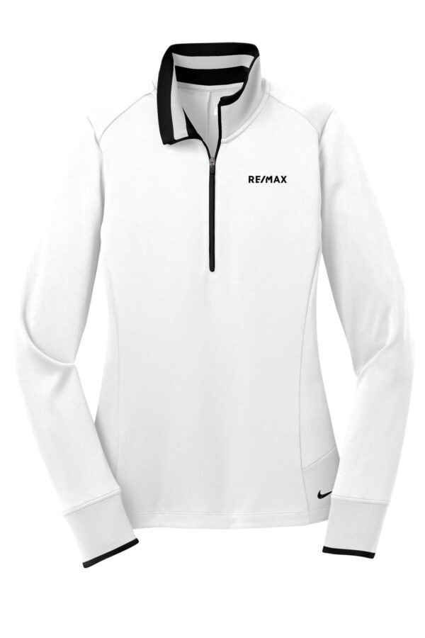 RE/MAX Nike Ladies Dri-FIT 1/2-Zip Cover-Up - Image 2