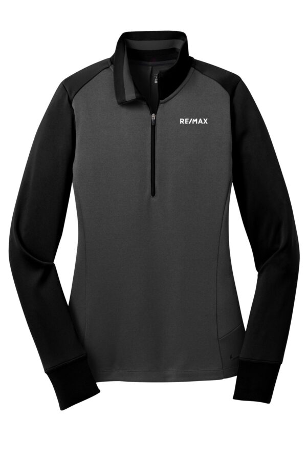 RE/MAX Nike Ladies Dri-FIT 1/2-Zip Cover-Up - Image 3