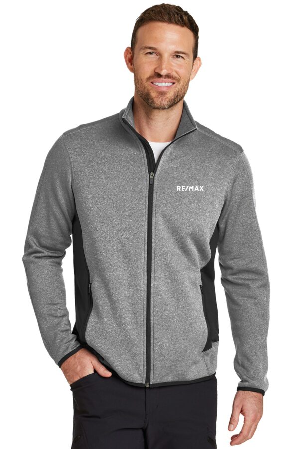 RE/MAX Eddie Bauer® Full-Zip Heather Stretch Fleece Jacket