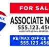 30Wx18H Horizontal Yard Sign - Image 17