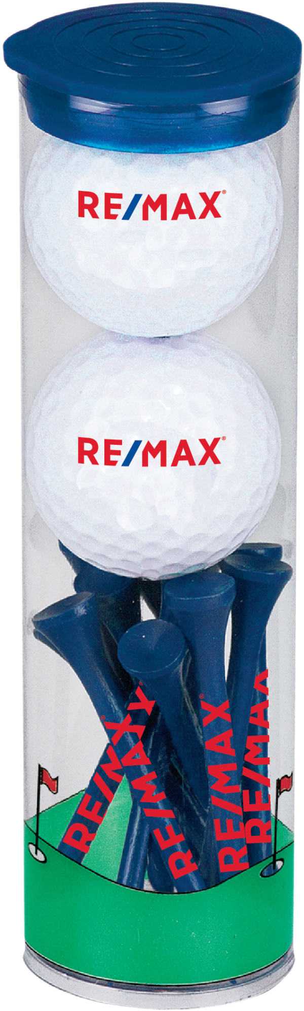 RE/MAX 2 Ball Tall Tube