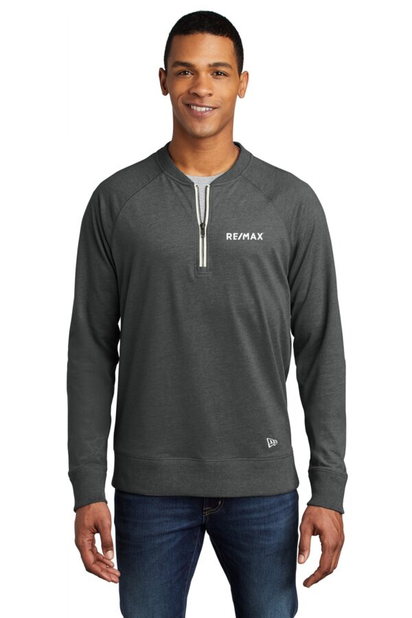 RE/MAX New Era ® Sueded Cotton Blend 1/4-Zip Pullover