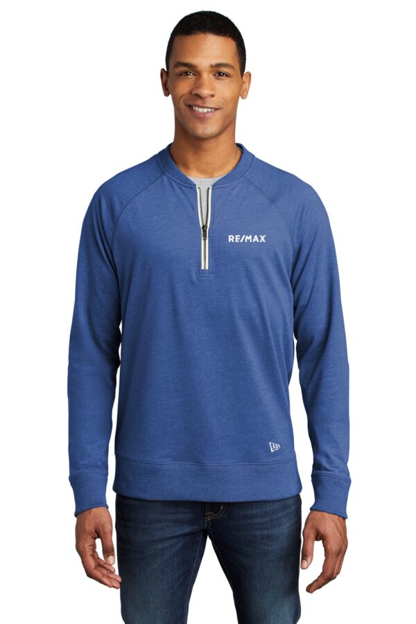 RE/MAX New Era ® Sueded Cotton Blend 1/4-Zip Pullover - Image 2