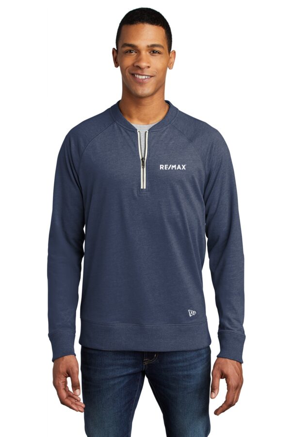 RE/MAX New Era ® Sueded Cotton Blend 1/4-Zip Pullover - Image 4