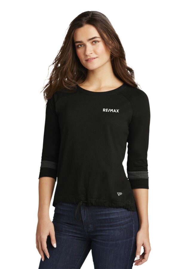 RE/MAX New Era Ladies Tri-Blend 3/4-Sleeve Tee