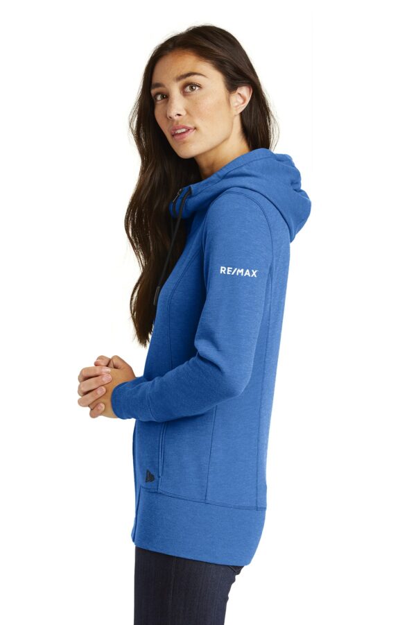RE/MAX New Era Ladies Tri-Blend Fleece Full-Zip Hoodie - Image 3