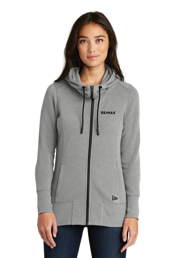 RE/MAX New Era Ladies Tri-Blend Fleece Full-Zip Hoodie - Image 6