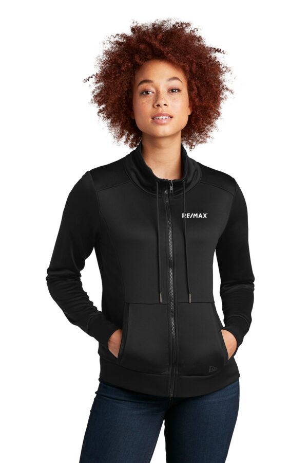 RE/MAX New Era Ladies Performance Terry Full-Zip Cowl