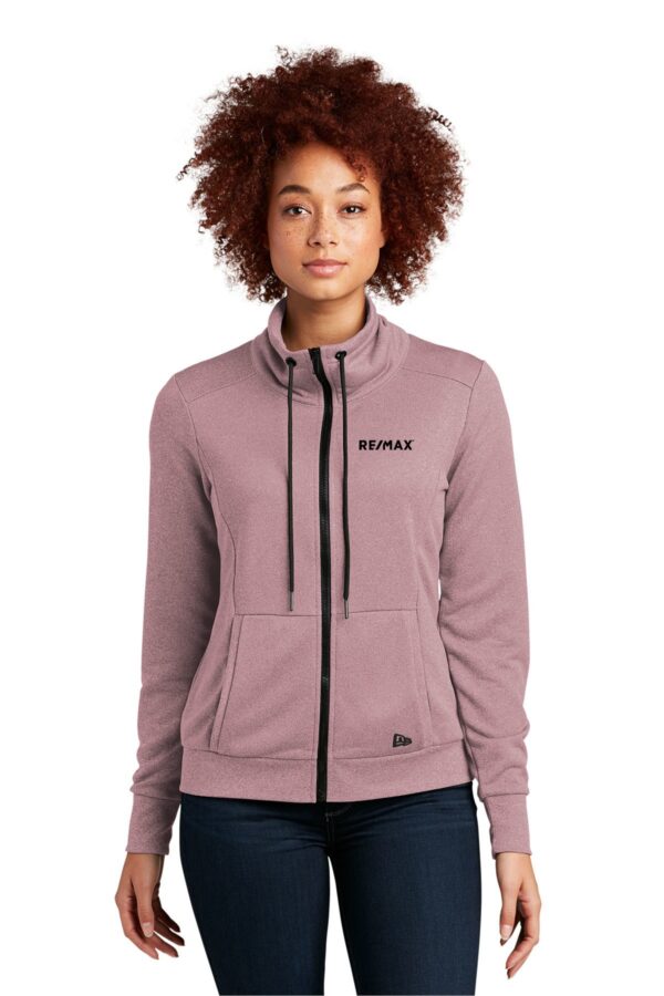 RE/MAX New Era Ladies Performance Terry Full-Zip Cowl - Image 2