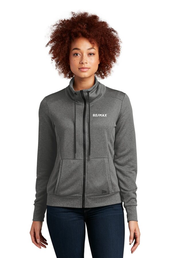 RE/MAX New Era Ladies Performance Terry Full-Zip Cowl - Image 3