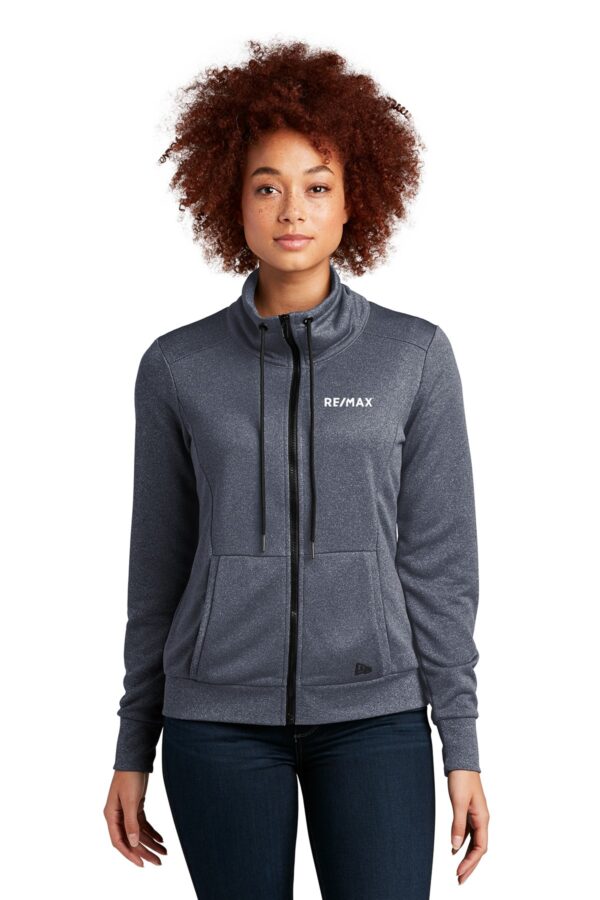 RE/MAX New Era Ladies Performance Terry Full-Zip Cowl - Image 4