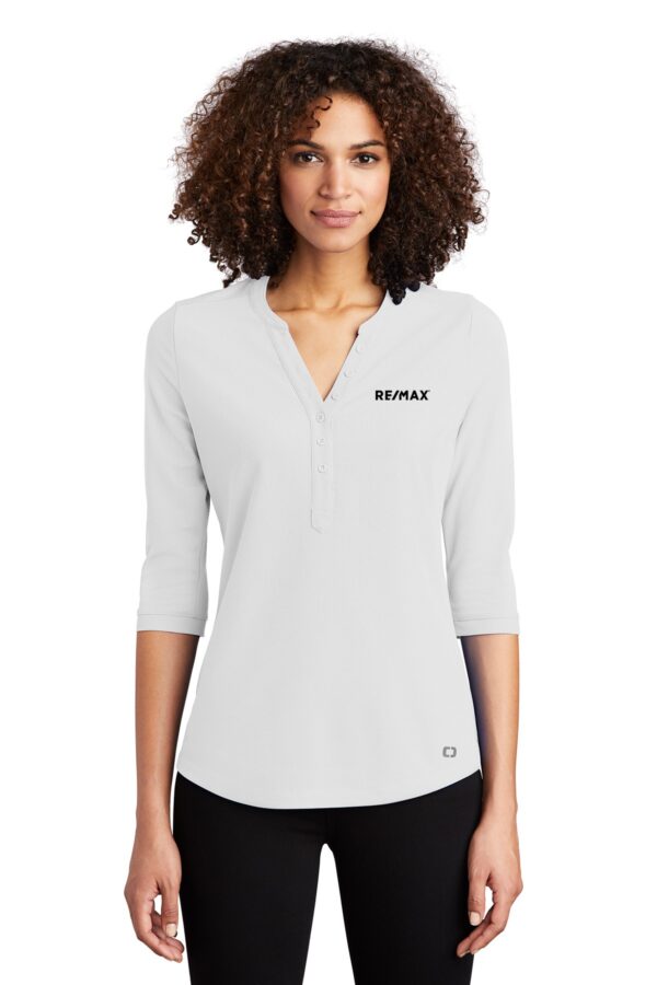 RE/MAX OGIO Ladies Jewel Henley - Image 2