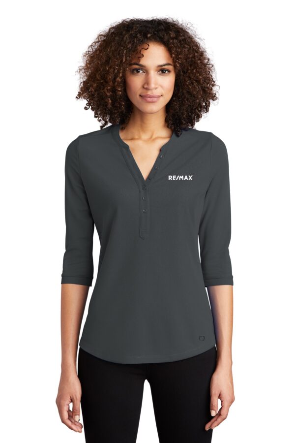 RE/MAX OGIO Ladies Jewel Henley - Image 3