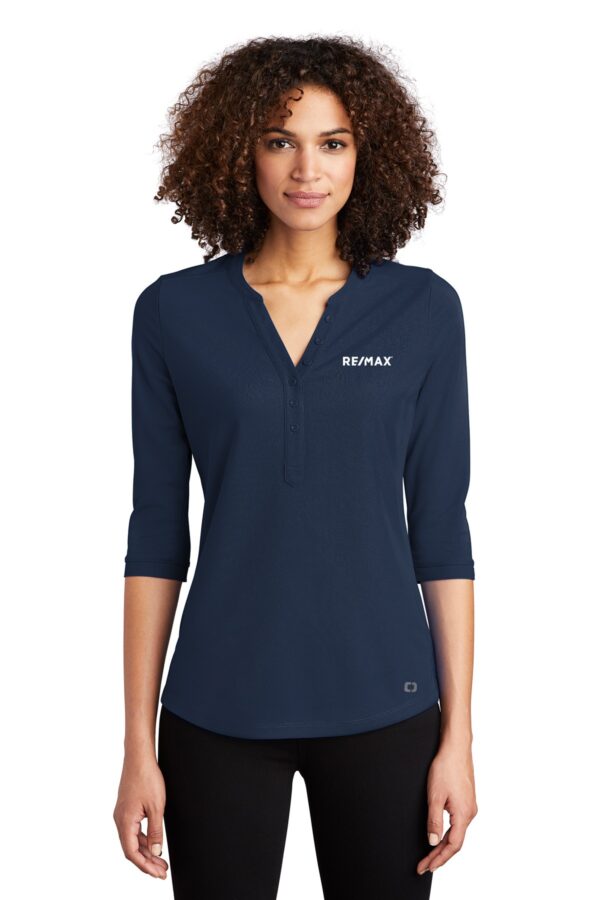 RE/MAX OGIO Ladies Jewel Henley - Image 5
