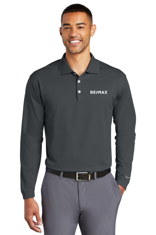 Nike Mens Long Sleeve Dri-FIT Stretch Tech Polo
