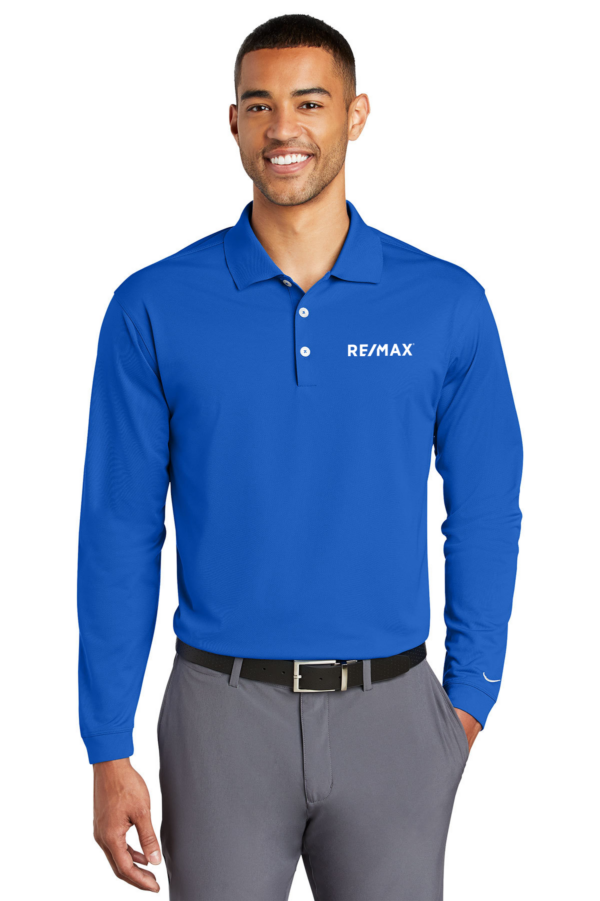 Nike Mens Long Sleeve Dri-FIT Stretch Tech Polo - Image 3