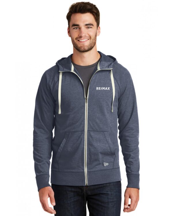 RE/MAX New Era Sueded Cotton Blend Full-Zip Hoodie - Image 2