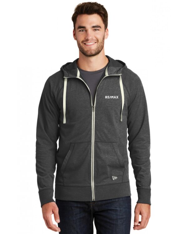RE/MAX New Era Sueded Cotton Blend Full-Zip Hoodie - Image 3