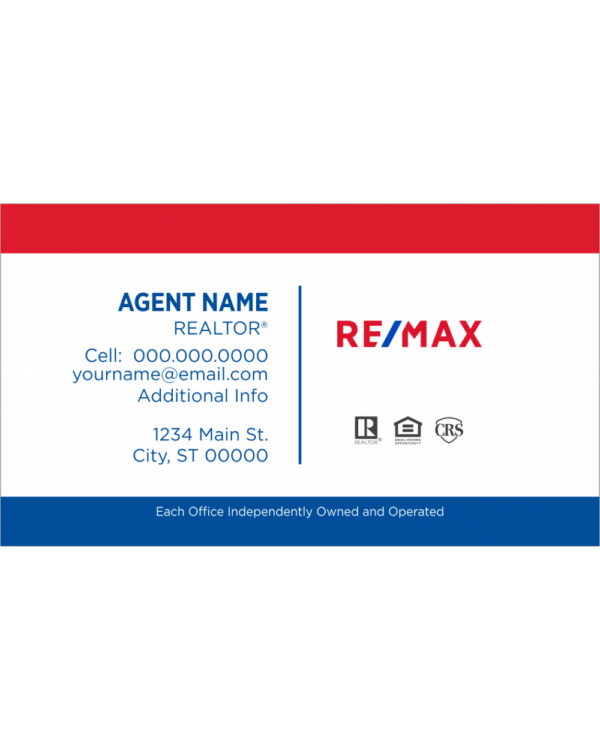 RE/MAX DELUXE BUSINESS CARD BC3 - Image 2