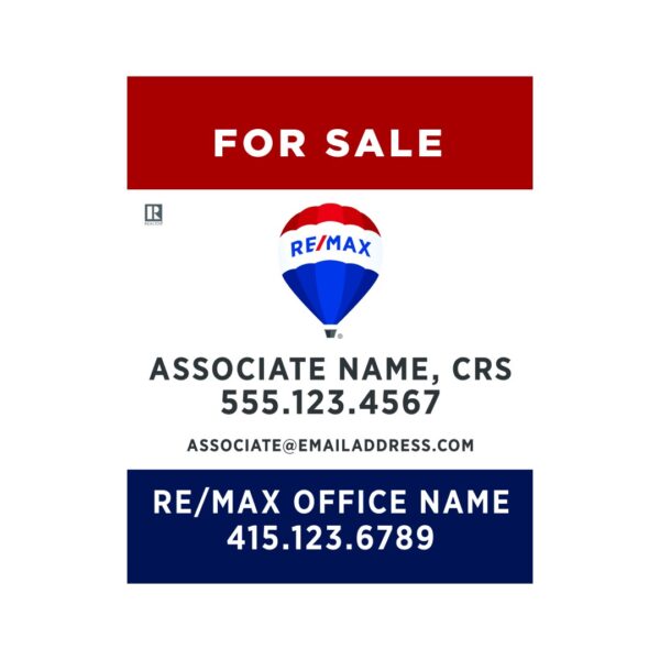24Wx30H Vertical Property Sign Alternate Office Prominent - Image 6