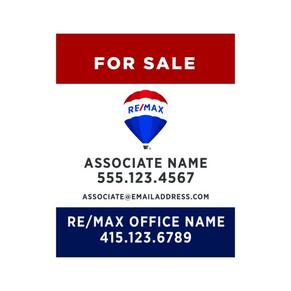 24Wx30H Vertical Property Sign Alternate Office Prominent - Image 9