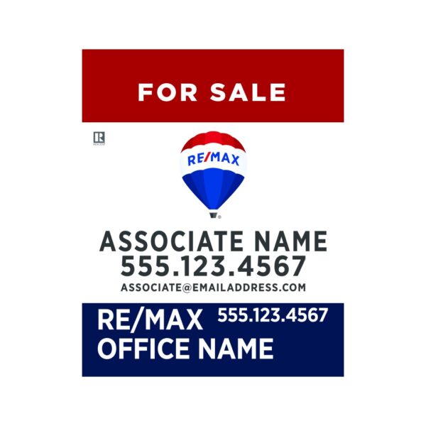 24Wx30H Vertical Property Sign Alternate Office Prominent - Image 12