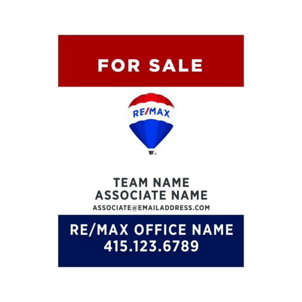 24Wx30H Vertical Property Sign Alternate Office Prominent - Image 14