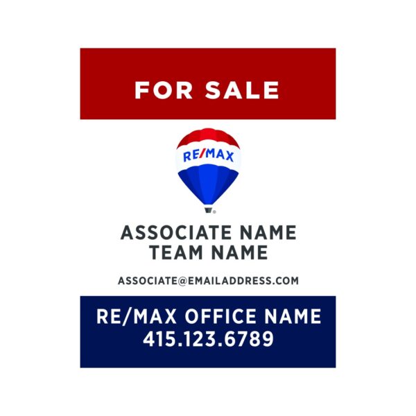 24Wx30H Vertical Property Sign Alternate Office Prominent - Image 15