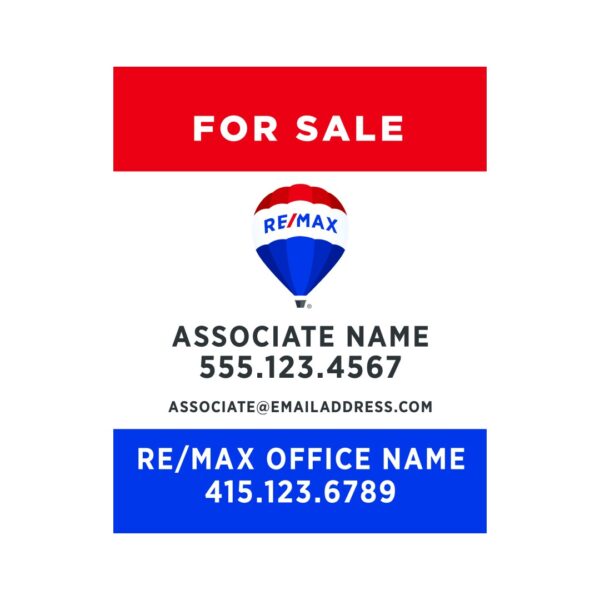 24Wx30H Vertical Property Sign Office Prominent - Image 3