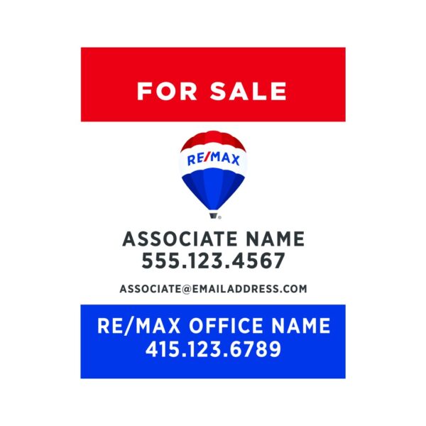 24Wx30H Vertical Property Sign Office Prominent - Image 4
