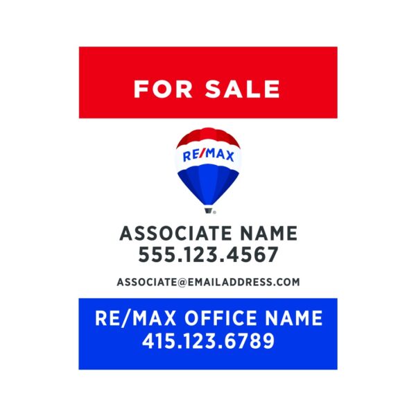 24Wx30H Vertical Property Sign Office Prominent - Image 5